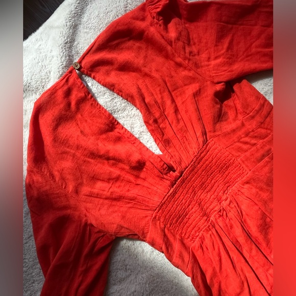 NWT Free People Midi Dress Size M - Picture 9 of 11